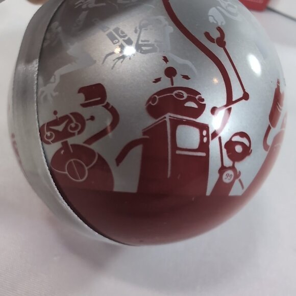 ThinkGeek 2010 Ornament Zombies Robots 3" Christmas Ribbon Box Brains Gift - Picture 9 of 16